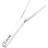 Treat Republic Men's Solid Bar Necklace - Silver