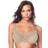 Amoureuse Plus Women's Lace-Trim Underwire Bra in Nude Rose (Size DDD)