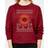 Looney Tunes Knit Women's Christmas Sweatshirt Burgundy Burgundy