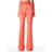 Alice + Olivia Willis Pajama Pant With Piping - Bright Coral