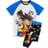 Dragon Ball Z Boys Goku Pyjama Set (14-15 Years) (Grey/Blue)