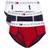 Tommy Hilfiger Boy's Big Kids' Briefs 3Pk Scarlet Sage