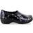 Easy Street Easy Works By Tiffany Slip-Resistant Clogs W - Black/Silver