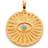 Monica Vinader Talisman Evil Eye Pendant Charm - Gold/Turquoise