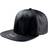 Atlantis Snap Eco Flat Visor Pu Leather Panel Cap (black)