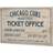 Open Road Brands Chicago Cubs 10" x 17" Ticket Office Wood Sign