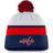 Fanatics Washington Capitals Authentic Pro Draft Cuffed Knit Hat with Pom Beanie Sr