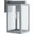 Zinc HESTIA Outdoor Glass Panel Box Silver Lantern