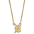 LogoArt Detroit Tigers Small Pendant Necklace - Gold