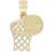 Macy's Basketball and Hoop Charm - Gold