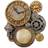Design Toscano Gears of Time Sculptural Wall Clock 38.1cm