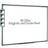 Bi-Office Aluminium Finish Magnetic Whiteboard 600x450mm