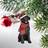 Design Toscano Black Lab Holiday Dog Ornament Sculpture Christmas Tree Ornament