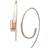 Skagen Swirl Drop Earrings - Rose Gold/Silver