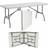 Leisurewize Folding Blow Moulded Trestle Table 6ft