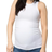 Nom Maternity Ribbed Tank White