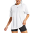 Gymshark Fraction Oversized T-shirt - White