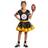 Jerry Leigh Girls Youth Pittsburgh Steelers Tutu Tailgate Game Day V-Neck Costume Black