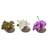 Nearly Natural Phalaenopsis Orchid Artificial Arrangement Decorative Item 3pcs