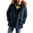 Superdry Rookie Down Parka Coat - Navy