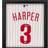 Fanatics Philadelphia Phillies Bryce Harper Autographed Nike White Authentic MLB Jersey Shadowbox