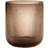 Blomus Ven Large Hurricane Lamp Glass In Coffee Coffee Candlestick