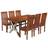 Be Basic 275332 Patio Dining Set, 1 Table incl. 6 Chairs