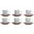 Dkd Home Decor - Coffee Cup 9cl 6pcs