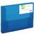 Q-CONNECT Elasticated Folder 25mm A4 Blue Ref KF02307