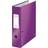 Leitz 180° WOW Lever Arch File A4 Laminated 80mm Purple