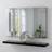 Triple Edge Bevelled Black 90cm Wall Mirror