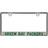 Stockdale Green Bay Packers Metal Frame Acrylic Bottom Inlaid Mirror License Plate Frame