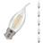 Crompton LED Bent Tip Candle Filament Dimmable Clear 5W 2700K BC-B22d