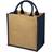 Bullet Chennai Jute Gift Tote (30 x 19 x 30cm) (Natural/Navy)