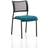 Dynamic Brunswick BK Frame Seat Teal Kitchen Chair 84cm