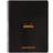 Rhodia Wirebound Meeting Notebook Black, Dot Grid, 11-3/4" x 9"
