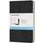 Moleskine Cahier Journal, Dotted, Black, 3/Pack (719206) Black