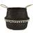 Premier Housewares Small Seagrass Black, black Basket