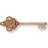 Graham & Brown Rose Gold-Tone Castle Key Wall Wall Decor