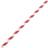 Fiesta Straws Compostable Red/White 250-pack