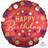 Amscan Red Satin Dots Birthday Balloon