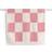 Hay Check Bath Mat Pink