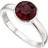 Sephora Collection Beginnings January Birthstone Ring - Silver/Red