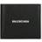 Balenciaga Logo Square Wallet - Black