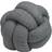 Furn Boucle Knot Cushion Complete Decoration Pillows Black