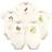 Touched By Nature 5-Pack Taco Organic Cotton Short Sleeve Bodysuits