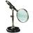 Authentic Models AC099E Magnifying Glass With Stand Bronzed 4.5" with Rosewood Brass & glass Material