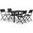 vidaXL 3102923 Patio Dining Set, 1 Table incl. 4 Chairs