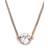 Givenchy Crystal Pendant Necklace - Gold/Transparent