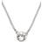 Givenchy Crystal Pendant Necklace - Silver/Transparent